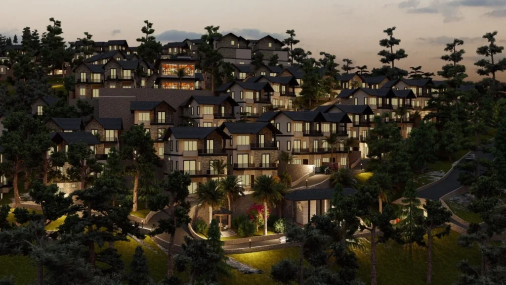 “Premium residential plots near Neelkanth Temple Rishikesh – Willow Estates mountain-view property”