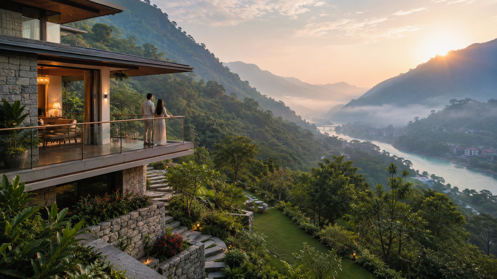 Premium nature-focused residential property concept