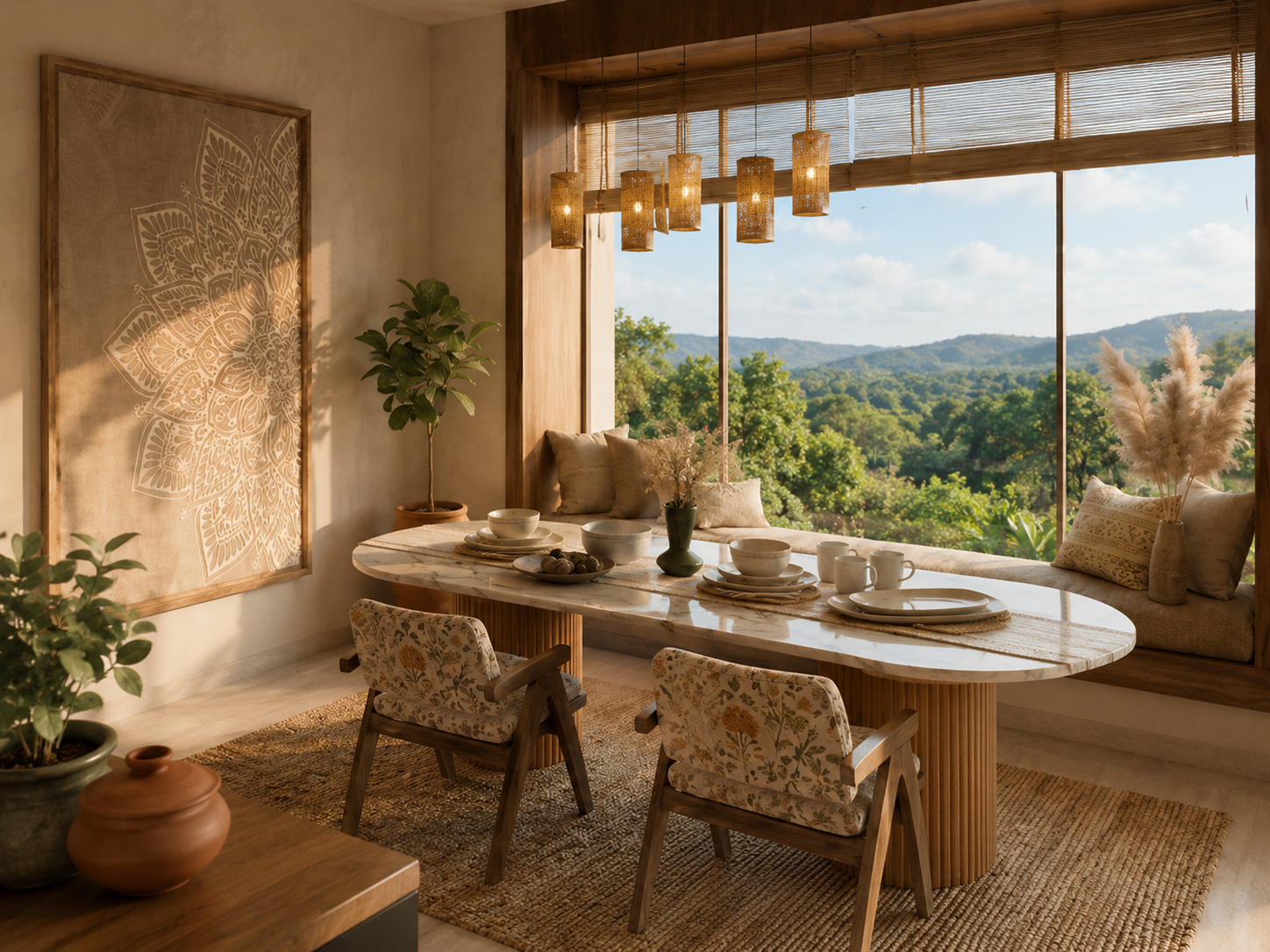 Luxury home interior and premium amenities in Rishikesh
