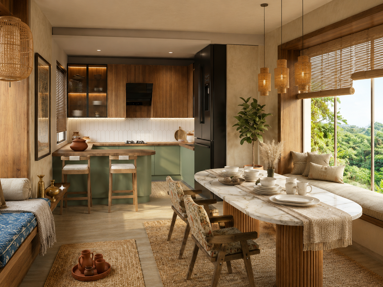Rishikesh villas in a landscaped hill setting at Willow Estates