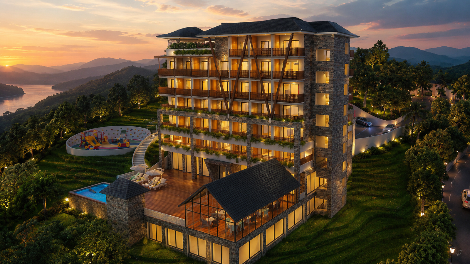 Willow Estates fully furnished studios with pool and clubhouse in Rishikesh